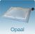 Lichtkoepel driewandig polycarbonaat (PC/PMMA/PMMA) 30X30 bolvormig opaal
